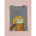 thumbnail image 3 of Oktoberfest Beer Mug W Sausage T-Shirt Women -Image by Shutterstock, Female Large, 3 of 4
