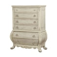 thumbnail image 3 of ACME Ragenardus Wood Bombay Chest Antique White, 3 of 4
