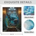 thumbnail image 3 of Diamond Art Kits for Adults - 5d Cat Fishbowl Fantasy Surreal Scene Diamond Painting for Adults, Diamond Art for Adults Beginners, Diamond Painting Kits for Adults for Home Wall Decor, 3 of 7