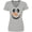 AC-Heather Grey, variant on Inktastic Cute Smiling Snowman Face with Carrot Nose Women's V-Neck T-Shirt