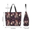 thumbnail image 5 of Yiaed Romantic Paris Print Handbag for Women Tote Purse Shoulder Bag Large Fashion Hobo Purse Handbag Shopping Tote, 5 of 5