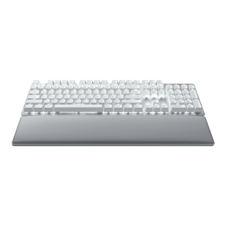 Razer - Pro Type Ultra Full Sized Wireless Mechanical Silent Linear Switch Keyboard with Plush Wrist Rest - Mercury