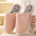 thumbnail image 4 of Nmnitkp Women Mens Unisex Washable Cotton Open-Toe Home Slippers Indoor Shoes Casual Flax Soft Non-Slip Sole Shoes Soft and Comfortable Slippers, 4 of 5