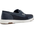 thumbnail image 3 of Nunn Bush Men's Luca Moccasin Toe Boat Oxford Lightweight Comfortable Nautical Lace-Up Shoe, Navy, 12 w, 3 of 7