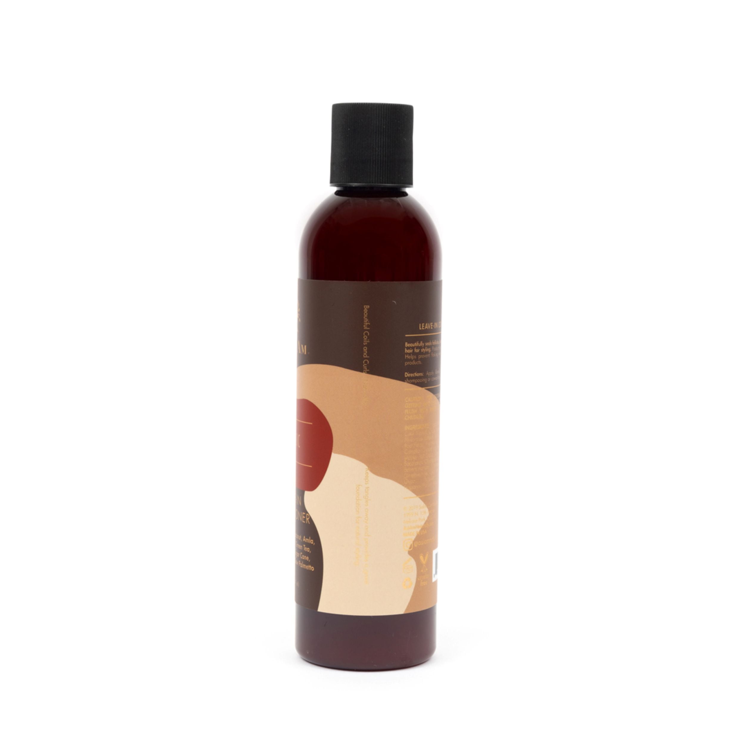 (2 pack) As I Am Coconut Leave In Conditioner for Dry Hair Hydration and Frizz Control Moisture Care 8 fl.oz. with Green Tea and Saw Palmetto