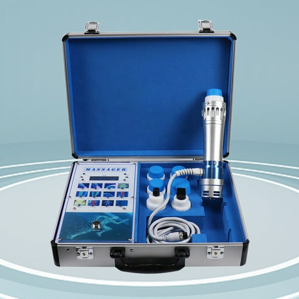 Máquina De Terapia De Ondas De Choque Instrumento de fisioterapia de ondas de choque para el alivio del dolor de la pierna de la cintura trasera/tratamiento de la disfunción eréctil