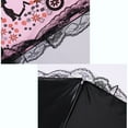 thumbnail image 4 of relayinert Elegant Lace Side Umbrella Dual And Stylish Exquisite Butterflies Pattern white 1Set, 4 of 6