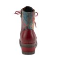 thumbnail image 4 of L’Artiste Marty Hand-Painted Leather Ankle Boots for Women – Cozy Flannel Lined Comfort Boot with Zipper Closure, 4 of 7
