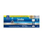 (2 pack) Similac 360 Total Care Infant Formula, Ready-to-Feed, 2-fl-oz (Case of 12)