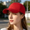 thumbnail image 4 of Classic Unisex Cotton Adjustable Low Baseball Cap Low Profile Hat, Lightweight Breathable Cap for Men Women Daily Casual Wear, 4 of 4