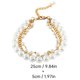 thumbnail image 1 of Xihbxyly Collar de Perlas para Perro, Hecho a Mano con Perlas Artificiales y Diamantes de Imitación, Cierre Ajustable para Un Ajuste Fácil, Elegante Collar Brillante, Joya para Cachorros para Fiestas, 1 of 7