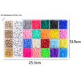 thumbnail image 2 of 4000 Pcs Clay Beads 20 Colors Flat Round Clay Beads with Pendant Kit 3 Roll Elastic Strings for DIY Jewelry Making Bracelets Necklace, 2 of 7