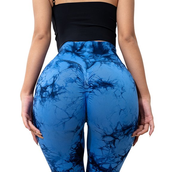 Ramiter Women'S Leggings High Waisted Leggings for Women Workout Leggings with Inner Pocket Yoga Pants for Women M,Blue