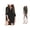 Black, variant on RTKFRFLM Girls Swimsuit Cover Up Solid Color Chiffon Long Sleeve Sheer Beach Pool Sun Protection Dress Skirt 4-13Y