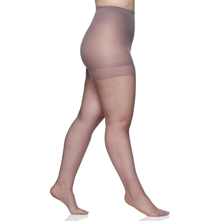 Women's 4411 Ultra Sheer Plus Size Control Top Pantyhose 