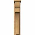 thumbnail image 2 of 5 1/2"W x 12"D x 28"H Yorktown Smooth Corbel w/Backplate, Western Red Cedar, 2 of 9