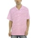 thumbnail image 2 of Camisas Hombre Manga Larga Camisas estampadas para hombre, camisas de playa con botones de manga corta para hombre (Pink, XXL), 2 of 7