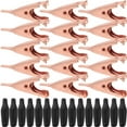 thumbnail image 1 of 15pcs Smoothing Jawed Alligator Clip Metal Clamp Metal Clip with Microscopic Tip, 1 of 9