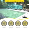 thumbnail image 3 of Ventilador de pedestal oscilante FUGOO con motor CC sin escobillas, 3 of 5