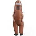 thumbnail image 3 of Disfraz inflable de animal para Halloween y Navidad para adultos y niños, disfraz inflable de caballo, unicornio, dinosaurio, fiesta de cosplay, 3 of 5