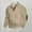 Khaki, variant on Corduroy Sweatshirts for Men Casual Stand Collar Button up Shirts Vintage Aztec Tops Long Sleeve Mock Neck Sweaters Hoodies