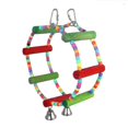 thumbnail image 1 of Bird Parrot Toy Natural Wooden Chew Bite Climb Puzzle, 1 of 2