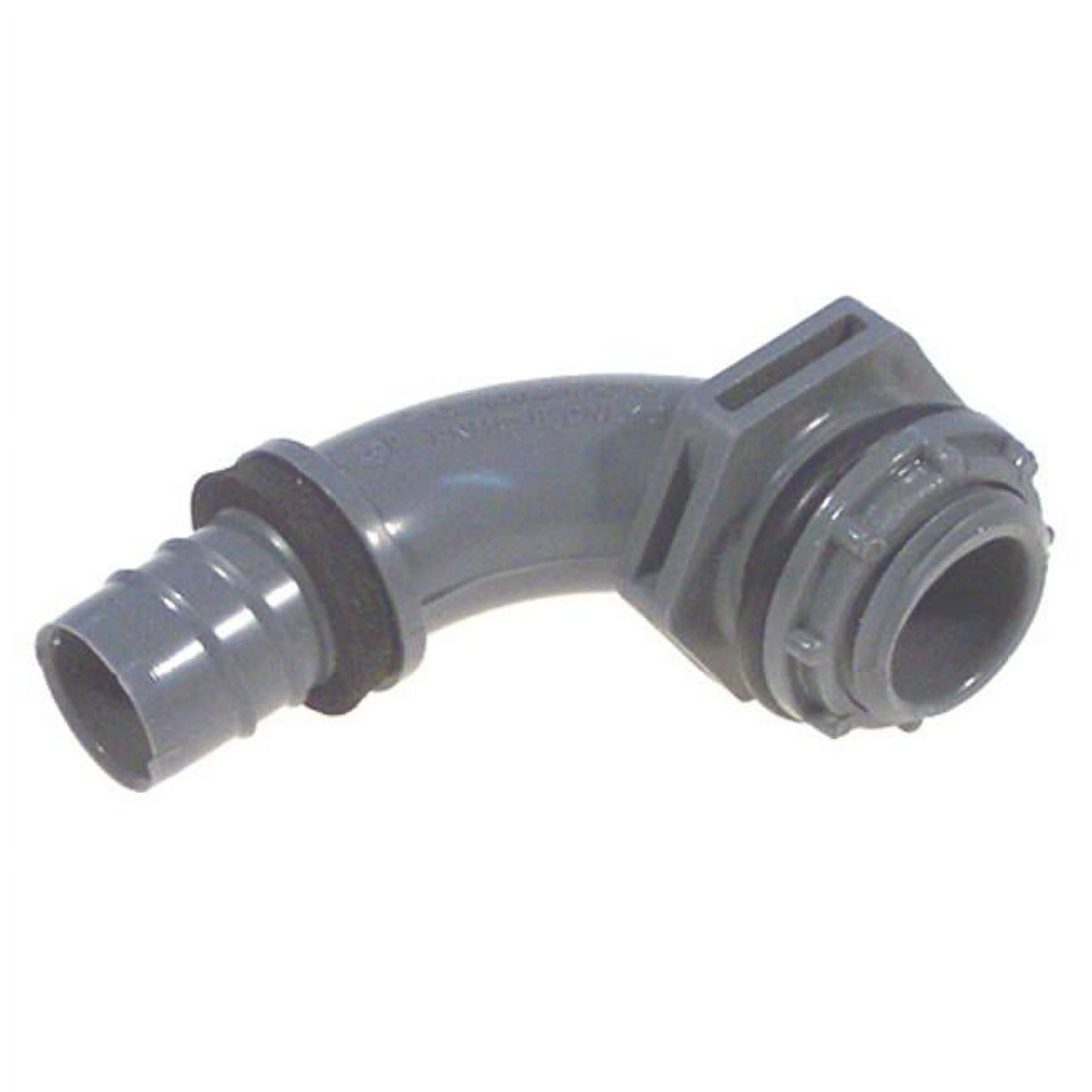 Carlon LN20EA-CTN Conduit Fitting, Non-Metallic Liquid Tight Connector, 90-Degree, 3/4-In. - Quantity 15