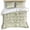 Green, variant on 3 Piece Brown Flowers Duvet Cover Set Twin Size, Microfiber Comforter/Quilt Cover with Corner Ties and 2 Pillowcases, Vintage Farmhouse Floral Leaves Vines All Season Soft Bedding with Zipper Closure