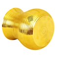 thumbnail image 3 of Pure Brass Glass Tumbler With Curved Lining Design Set Of 2 - Gold, 350ml Each | Drinkware & Tableware, Jug For Serving & Drinking Water Tableware - Hand Made, Easy To Carry, Easy To Clean, 3 of 5