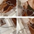 thumbnail image 7 of NUZYZ Fashion Heart Shape Pants Belt Adjustable Extended Chain Long Tassel Dress Belt Waist Chain Clothing Accessories, 7 of 7