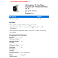 thumbnail image 2 of A/C Compressor By Pass Pulley - Compatible with 1995 Chevrolet Tahoe 5.7L V8 - Dorman, 2 of 2