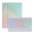 thumbnail image 1 of iPad Keyboard Case  Compatible with iPad 10.2 Inch(9th 8th 7th Generation)/iPad Air 10.5”(3rd Gen)/iPad Pro 10.5 in  Protective Folio Cover with Wireless Bluetooth Backlit Keyboard, 1 of 8