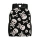 thumbnail image 1 of Balery black white Skull bone Mochila - Mochila Estilosa y Duradera para Laptop de 15 Pulgadas con Tela Oxford Impermeable, 1 of 8
