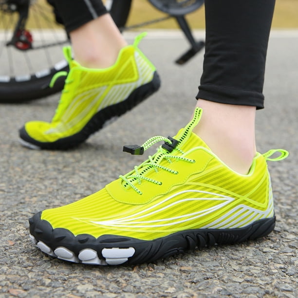 Zapatos de escalada Zapatos de senderismo casuales Transpirables para gimnasio Viajes Trabajo (Verde 40) Likrtyny Tenis De Mujer Tenis De Hombre