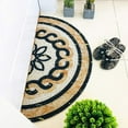 SemiCircle Entrance Door Mats PVC Hallway Floor Mats AntiSlip Kitchen