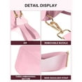 thumbnail image 5 of SQDWYGUO Spacious Nylon Crossbody Bag Bum Bag Handbags Wallets Purses Trendy Shoulder Bag for Women,Pink,1, 5 of 5