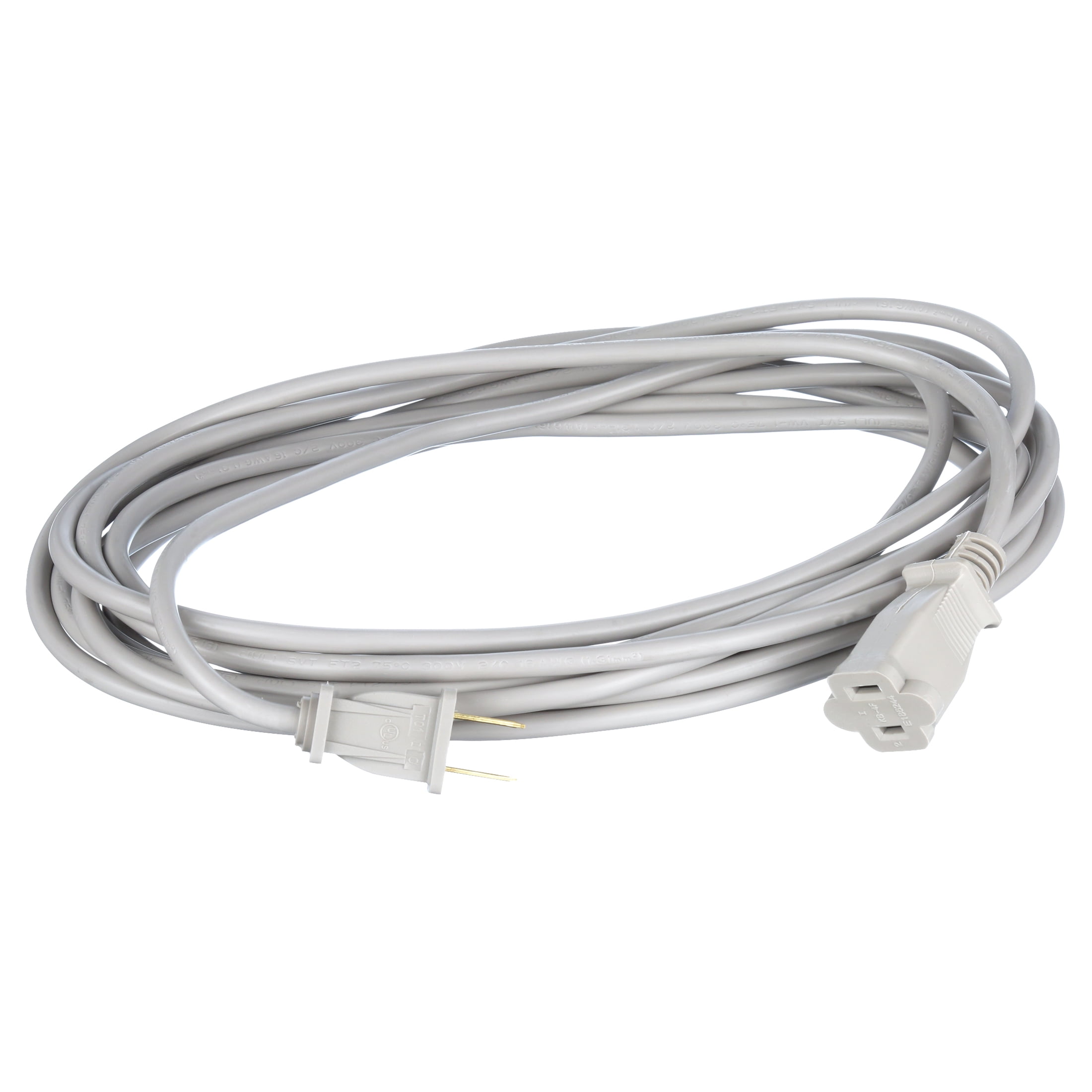 Woods 990547 16/2 20' Gray SVT Small Appliance Extension Cord