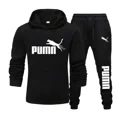 thumbnail image 2 of Chándal de 2 piezas para hombre y mujer, conjunto de Sudadera con capucha y pantalones, ropa deportiva de Hip Hop Y2K, moda de otoño e invierno, novedad, 2 of 5
