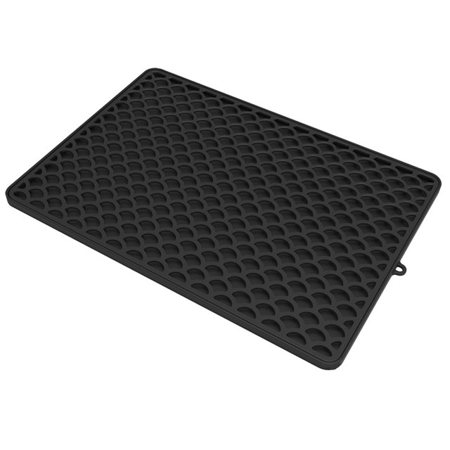 Alfombrilla de secado de platos para mostrador de cocina, súper absorbente, silicona, fácil de limpiar