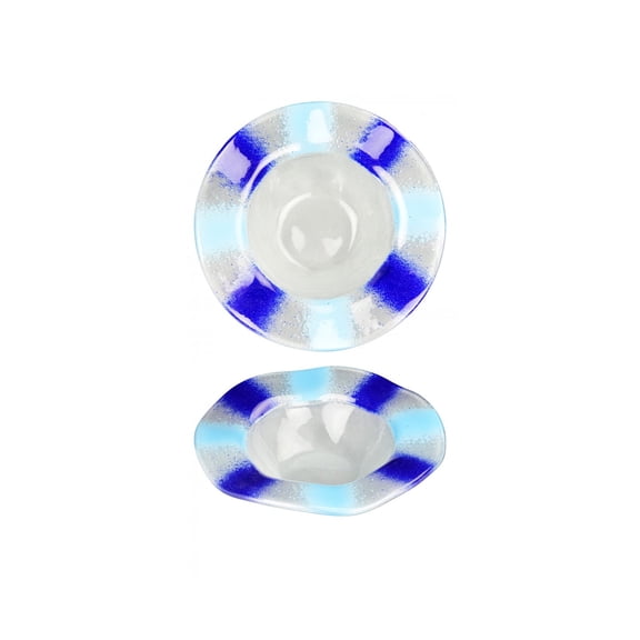 Turgla Fusion Glass Dinnerware dia.10.5" h:4" 24 oz. Round Frosted Glass Bowl, Set of 6 (04-026-27FRS)