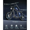 thumbnail image 4 of BIGNIU BG-X Electric Bike for Adults,740W Brushless Motor 48V/31.5Ah Up to 40 Miles E-Bike Front/Rear Turn Signal Dual Suspension Ebikes UL2849, 4 of 6