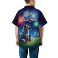 thumbnail image 5 of Happy New Year Australian Cattle Dog Family Cheer Winter Midnight Firework Hawaiian Shirt Breathable Summer Unisex Merch Heeler Lover Gifts - 02025, 5 of 6