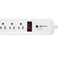 thumbnail image 2 of Innovera IVR71652 Surge Protector, 6 Outlets, 4' Cord, 540 J, Plastic, White, Plastic, 2 of 3