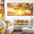 thumbnail image 1 of Design Art - Coucher de soleil lumineux sur l'île de la Barbade, 1 of 3