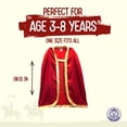 thumbnail image 4 of Capa Liontouch Noble Knight roja para niños de 3 a 8 años, 4 of 6