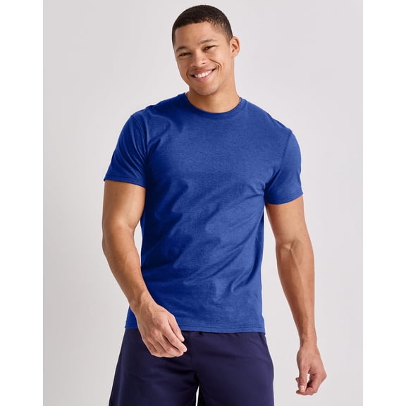 Hanes Originals Men's Tri-Blend T-Shirt (Big & Tall Sizes) Royal 3XT