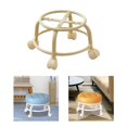 thumbnail image 6 of kowaku 360 degree Rotating Low Roller Seat Stool Lazy Housework Stool Round Kids Sturdy Lightweight Heavy Duty Pulley Low Stool for Salons Only Bottom Frame, 6 of 9