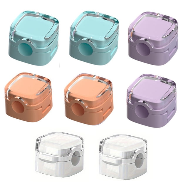 Paquete de 8 Clips Magnéticos para Cables, Soporte Ajustable para Cables Debajo del Escritorio, Organizador de Cables Adhesivo para Cargadores