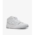 thumbnail image 1 of New Balance Bb650 BB650RWW Men's US 11.5 White Leather Lifestyle Shoes RHS4150, 1 of 6