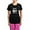 With Pink Pant, variant on CafePress - Hippo Happy Women's Dark Pajamas - Women's Short Sleeve Print T-Shirt and Pants Dark Cotton Pajama Set